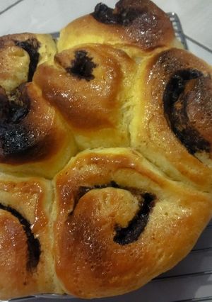 Foto resep Roti kismis coklat Bahan super simple