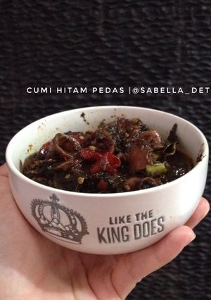 Foto resep Cumi hitam pedas