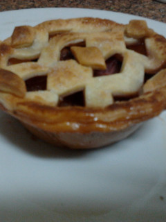 A picture of Ladybirds Toffee , Pear , Apple and or Strawberry Pies.