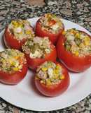 Tomates rellenos de verano
