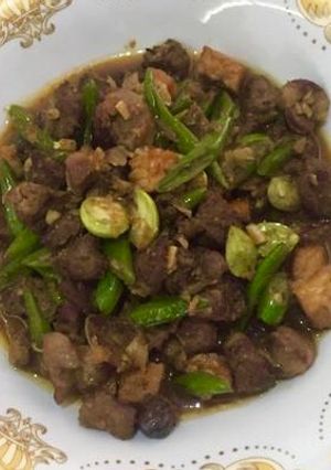 Foto resep 08 Tumis Hati Petai