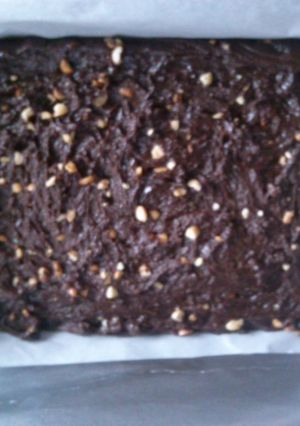 A picture of Dark chocolate PB fudge.