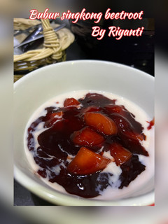 Foto resep Bubur Singkong Beetroot