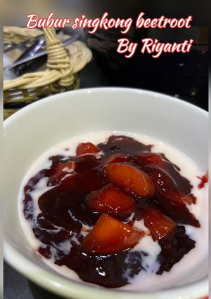 Foto resep Bubur Singkong Beetroot