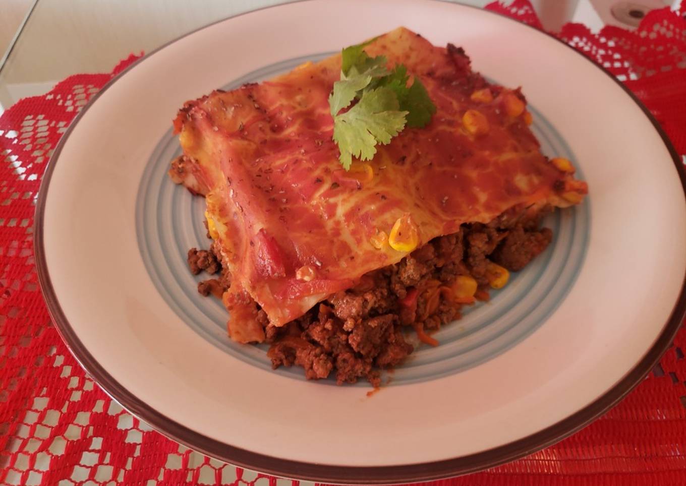 Lasaña mamaaaa miaaa