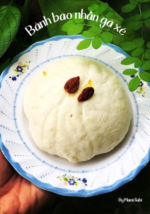 Hình của món Bánh bao nhân gà xé.