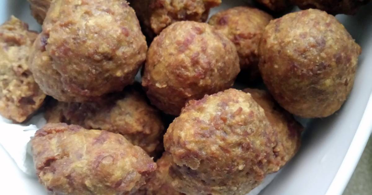 Fried Curry Beef Balls Recipe by Cornel de Winnaar Cookpad