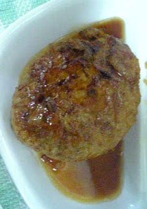 A picture of Teriyaki Hamburger Steak.