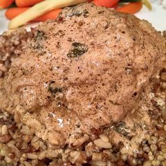 A picture of Creamy Balsamic and Herb Chicken.
