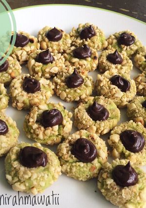 Foto resep Greentea Thumbprint Cookies