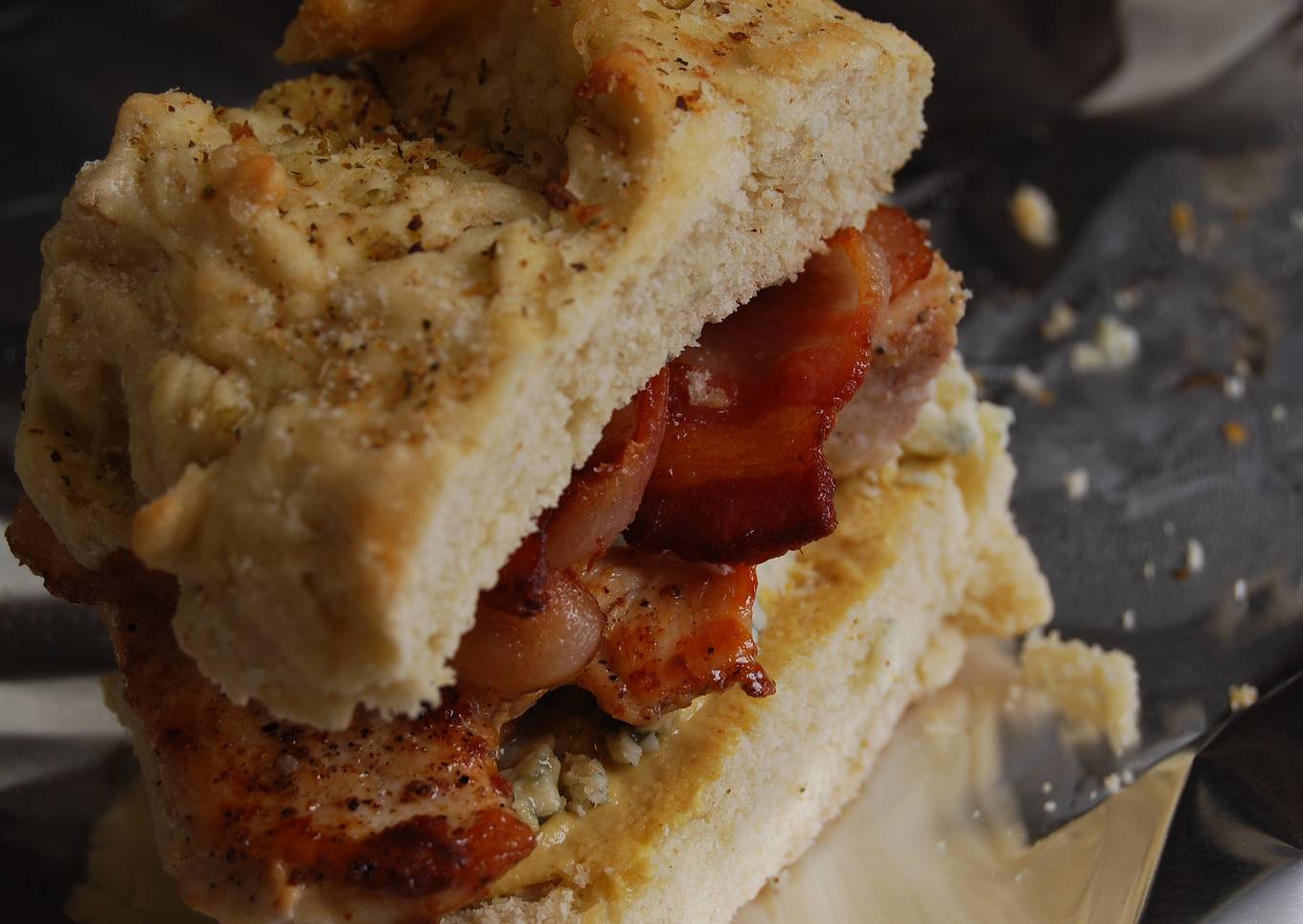 Bacon and chicken sandwich