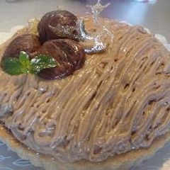 A picture of Mont Blanc Tart.