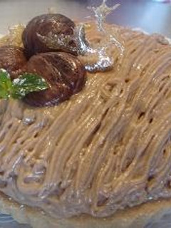 A picture of Mont Blanc Tart.