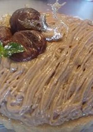 A picture of Mont Blanc Tart.