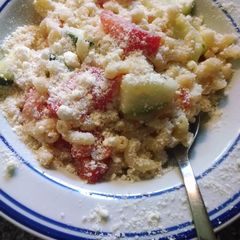 A picture of Jo's Pasta Salad.