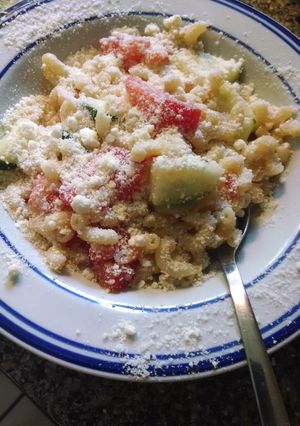 A picture of Jo's Pasta Salad.