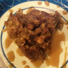 A picture of Caramel Walnut Cake.