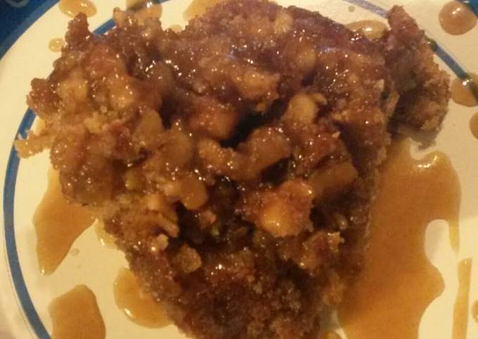 Recipe of Quick Caramel Walnut Cake