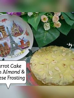 Foto resep Carrot Cake with Almond & Cheese Frosting
