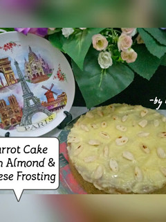 Foto resep Carrot Cake with Almond & Cheese Frosting