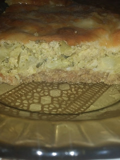 Una foto de Tarta de brócoli & quinoa & queso (bro-qui-cheese😂)