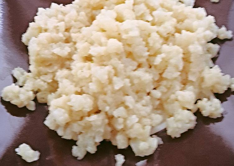 Step-by-Step Guide to Prepare Quick Easy &amp; healthy Cauliflower rice