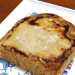 A picture of [Bread] I can't believe it's not cheese! Toast with Sake Lees.