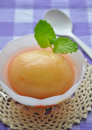 A picture of Peach Compote.