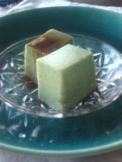 A picture of With Condensed Milk Milky Zunda (Edamame) Soy Milk Kanten Jello.