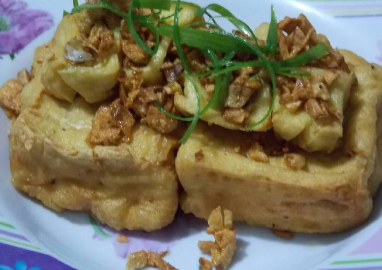  Resep  Fried Taufu with Garlic Tahu  goreng  Bawang  oleh 