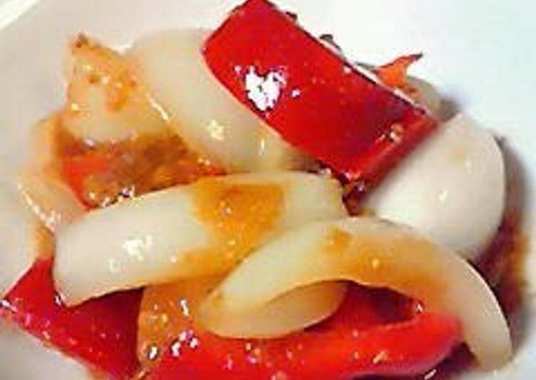 Recipe of Homemade Onion and Bell Pepper Miso Stir Fry - Great in Bentos
