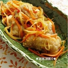 A picture of Cod Fillets in Nanban Sauce with Veggies.