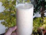 Smoothie de maracuyá, banana y jengibre