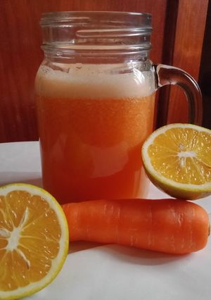 Foto resep Jus Energizer (Jeruk-Wortel) sehat