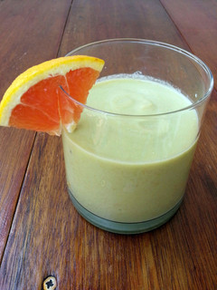 A picture of Avocado And Grapefruit Smoothies.