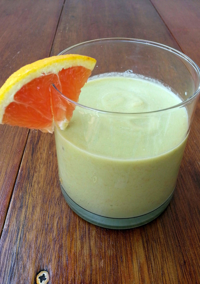 A picture of Avocado And Grapefruit Smoothies.