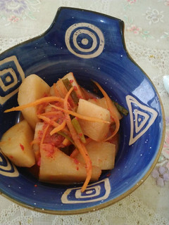 Foto resep Kimchi lobak (Cube radish kimchi/kkadugi)