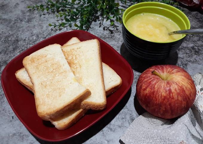 Bagaimana cara bikin Menu BRAT Saat Diare (Banana, Rice, Apple, Toast) yang sempurna