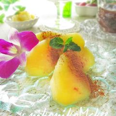 A picture of Beautiful Apple Honey Compote witth Shio-koji.