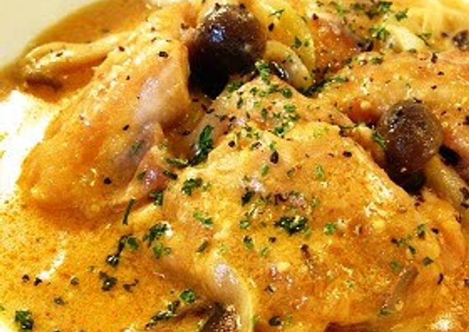 Steps to Make Jamie Oliver 10 Minute Chicken Miso Cream Stew