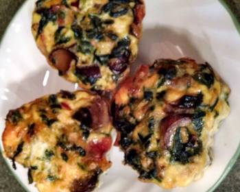 The New Way Making Recipe Mini Egg Mushroom and Spinach Frittatas Delicious Perfect