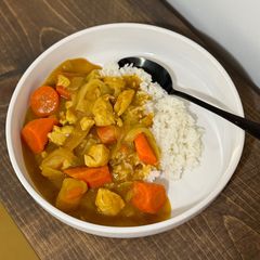 A picture of Japanese Curry using Curry Roux mix.