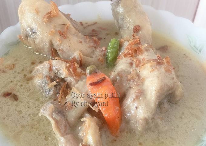 Opor ayam putih