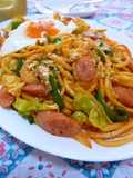 Napolitan-style Yakisoba Noodles