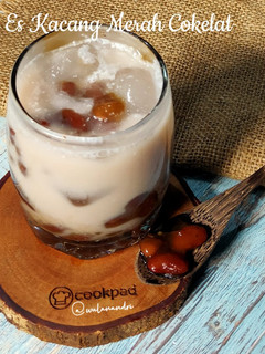 Foto resep Es Kacang Merah Cokelat