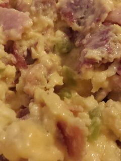 A picture of Elisa's Fast Microwave Scrambled Eggs.
