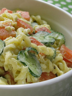 A picture of My Granny's Macaroni Salad.