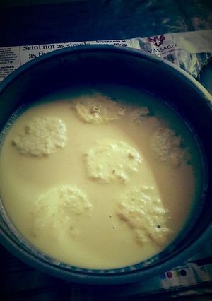 A picture of Creamy Indian Desert Rasmalai.