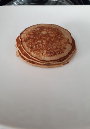 Una foto de Pancakes de quinoa y arroz