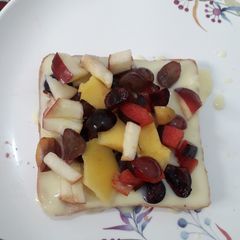 Fruit custard bread A picture of Fruit custard bread.